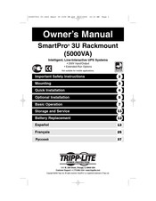 Tripp-Lite SMX5000XLRT3U Manual Del Usuario