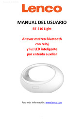 Lenco BT-210 Light Manual Del Usuario