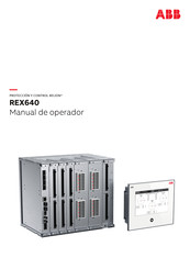 Abb RELION REX640 Manual De Operador