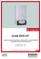 Ariston CLAS EVO CF Instrucciones Tecnicas Para La Instalacion Y El Mantenimiento