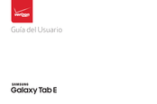Samsung Galaxy Tab E Manual Del Usuario