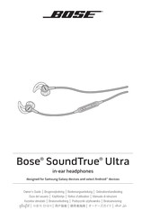 Bose SoundTrue Ultra Guía De Usuario