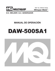 MQ Multiquip Whisper Weld DAW-500SA1 Manual De Operación