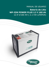 Whisper Power WP-ION POWER PLUS 12 V 160 Ah Manual De Usuario