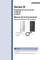 Aiphone IX-RS-B Manual De Funcionamiento