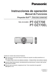 Panasonic PT-DZ770EL Instrucciones De Operación