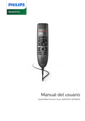 Philips SpeechMike Premium Touch SMP3800 Manual Del Usuario