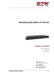 ZIV CIC Serie Manual De Usuario