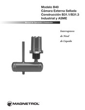 Magnetrol B40 Manual De Operación E Instalación