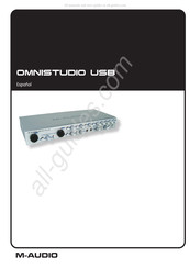 M-Audio OMNISTUDIO USB Manual Del Usuario