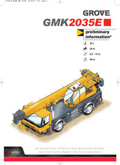 Grove GMK2035E Manual Del Usuario