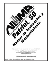 Numa Patriot 50 Manual De Instrucciones Y Mantenimiento