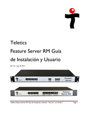 Teletics Feature Server RM Guía De Instalación Y Usuario