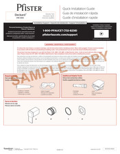 Pfister Deckard 016-DA0 Guía De Instalación Rápida