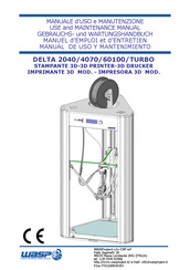 Wasp DELTA 60100 TURBO Manual De Uso Y Mantenimiento