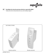 Superrollo GW60 Traducción De Los Instrucciones De Uso Y De Montaje Original