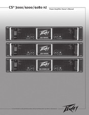 Peavey CS 4000 Manual Del Usuario