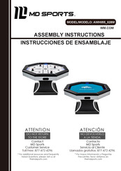 MD SPORTS AWH055 028M Instrucciones De Ensamblaje