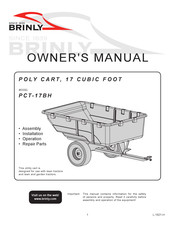 Brinly PCT-17BH Manual Del Proprietário