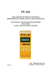 Promax PE-425 Manual De Instrucciones