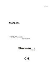 Sherman digitec DIGITIG 210P Manual