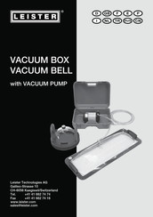 Leister VACUUM BELL Manual Del Usuario