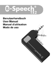 B-Speech Tx2 Modo De Uso