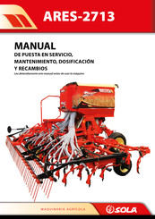 Sola ARES-2713 Manual De Puesta En Servicio, Mantenimiento, Dosificación Y Recambios