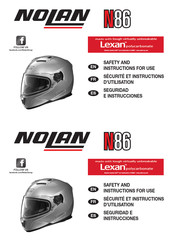 Nolan N86 Seguridad E Instrucciones