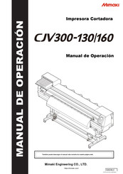 Mimaki Engineering CJV300-160 Manual De Operación