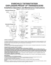 Fairchild TXI7850 Instrucciones De Instalación, Uso Y Mantenimiento