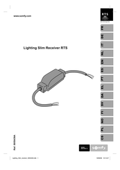 Somfy Lighting Slim Receiver RTS Manual De Instrucciones