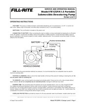 FILL-RITE FR12SPA1.5 Guía De Servicio Y Operación
