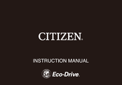 Citizen A080 Manual De Instrucciones