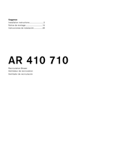 Gaggenau AR 410 710 Instrucciones De Instalación