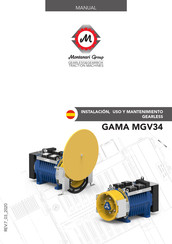 Montanari MGV34 Serie Instalación Uso Y Mantenimiento