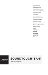 Bose SOUNDTOUCH SA-5 Guia Del Usuario