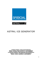 Astralpool ASTRAL ICE GENERATOR Manual Técnico. Puesta En Marcha Y Funcionamiento