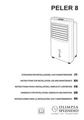 Olimpia splendid Peler 8 Instrucciones Para La Instalación, Uso Y Mantenimiento