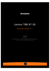 Lenovo TAB A7-30 Guia Del Usuario