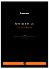 Lenovo IdeaTab S2110A Guia Del Usuario