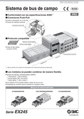 SMC EX245-DX1 Manual Del Usuario