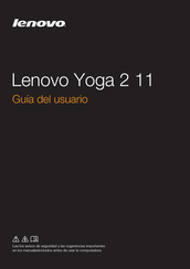 Lenovo Yoga 2 11 Guia Del Usuario