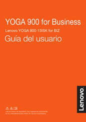 Lenovo YOGA 900 Guia Del Usuario