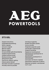 AEG BTS18BL Manual De Instrucciones Original