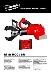 Milwaukee M18 HCC75R Manual Original