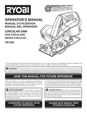 Ryobi CS120L Manual Del Operador