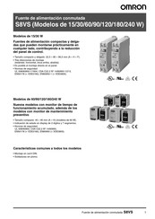 Omron S8VS120 W Manual De Instrucciones