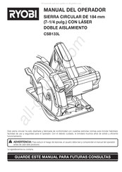 Ryobi CSB133L Manual Del Operador