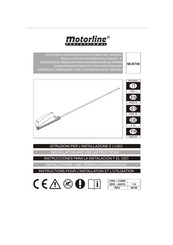 Motorline Professional MCBT80 Manual De Instrucciones Para La Instalación Y El Uso